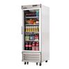 Everest Refrigeration EBGR1 27in Wide One Section Glass Door Reach-In Refrigerator 