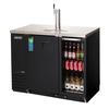 Everest Refrigeration EBDS2-BBG-24 49in Wide Two Section Back Bar Direct Draw beer cooler 