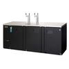 Everest Refrigeration EBD4-24 89.25in Wide Three Section Direct Draw beer cooler 