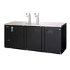 Everest Refrigeration EBD4 89.25in Wide Three Section Direct Draw beer cooler 