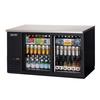 Everest Refrigeration EBB69G-SD 68in Wide Two Section Glass Door Back Bar Refrigerator 