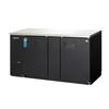 Everest Refrigeration EBB69-24 68in Wide Two Section Solid Door Back Bar Refrigerator 