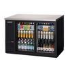 Everest Refrigeration EBB48G-SD 49in Wide Two Section Glass Door Back Bar Refrigerator 