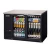 Everest Refrigeration EBB48G-24 49in Wide Two Section Glass Door Back Bar Refrigerator 