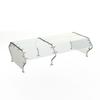 Duke Manufacturing TS482DS-74 73-1/2in Single Shelf Self-Service Double Sided Food Shield 