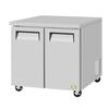 Refrigeration X XUR-36-N6 36in Wide Two Section Undercounter Refrigerator 