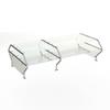 Duke Manufacturing TS482DSDD-74 73-1/2in Dual Shelf Self-Service Double Sided Food Shield 