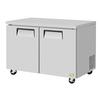 Refrigeration X XUR-48-N6 48.25in Wide Two Section Undercounter Refrigerator 
