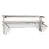 Duke Manufacturing TS580-88-1SN Thurmaduke 88in (1) Sided Self-Service Sneeze Guard 