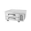 Peach Foodservice PRCB-72 72in Four Drawer Refrigerated Chef Base 
