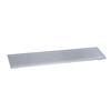 Duke Manufacturing SOLID-HD-6 88in Solid Stainless Steel Tray Slide with Hinged Brackets 