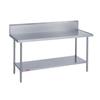 Duke Manufacturing 314S-2424-10R 24inx24in Supreme 14/300 Stainless Steel Work Table 10in Riser 