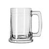 Libbey 5027 Maritime 15oz Clear Glass Beer Mug with Handle - 1dz 