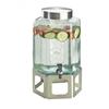 Cal-Mil 1111-55 10.75in x 11.5in Glass Body 2gl Beverage Dispenser 