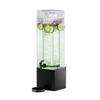 Cal-Mil 1112-1-13 7inx 9in Glass Body 1.5gl Square Beverage Dispenser 