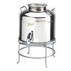Cal-Mil 3497-3-55 14in x 14in x 18"H Stainless Steel 3gl Beverage Dispenser 