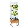 Cal-Mil 3561-3-99 Madera 8in x 8in x 25.5"H Clear 3gl Beverage Dispenser 
