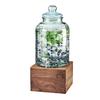 Cal-Mil 3568-2-78 Mid-Century 10.25in x 10.25in x 21"H Beverage Dispenser 