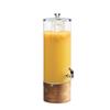 Cal-Mil 4306-3-99 Madera 10.5in Dia. x 24"H Polycarbonate Beverage Dispenser 