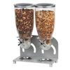 Cal-Mil 3510-2-39 12.25in x 6in x 17.75"H Chrome Cereal Dispenser 