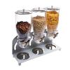 Cal-Mil 3510-3-39 18.5in x 6in x 17.75"H Platinum Cereal Dispenser 