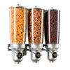 Cal-Mil 3518-3-39FF 18.5in x 6.75in x 19.75"H Platinum Cereal Dispenser 