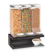 Cal-Mil 3823-87 Cinderwood 17.5in x 9.5in x 24"H Dark Oak Cereal Dispenser 