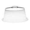 Cal-Mil P313 12in Dia. x 4"H Clear Acrylic Flat Top Pie Cover - 6 Each 