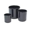Cal-Mil 1950-32-13 5in Dia. x 5.5"H Black Melamine 32oz Salad Crock 