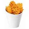 Cal-Mil 3600-15 4.25in Dia. x 4.25"H White Melamine French Fry Crock - 6 Each 