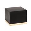 Cal-Mil 22127-11-116 Monaco 14in x 14in x 11"H Black Cube Display Riser 