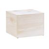 Cal-Mil 22420-9-113 Newport 12in x 12in x 9"H White-Washed Pine Wood Display Riser 