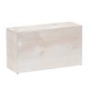 Cal-Mil 22428-11-113 Newport 20in x 7in x 11"H White-Washed Pine Wood Display Riser 