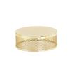Cal-Mil 22916-3-116 Monaco 7.5in Dia. x 3"H Shiny Gold Display Riser 