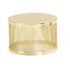 Cal-Mil 22916-5-116 Monaco 7.5in Dia. x 5"H Shiny Gold Display Riser 