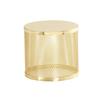 Cal-Mil 22916-7-116 Monaco 7.5in Dia. x 7"H Shiny Gold Display Riser 
