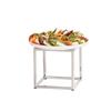 Cal-Mil 23201-8-49 8in x 8in x 8"H Chrome-Plated Metal Tube Display Riser 