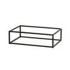 Cal-Mil 23854-6-13 Milo 12in x 20in x 6"H Black Metal Display Riser 