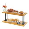 Cal-Mil 3473-99 Madera 24in x 10in x 12"H Rustic Pine 2-Tier Display Riser 