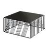 Cal-Mil 432-6-13 Portland 12in x 12in x 6"H Black Wire Display Riser 