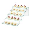 Cal-Mil 1463 11.5in x 20in Green Faux Glass 5-Tier Stair Riser 