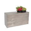 Cal-Mil 166-11-110 Aspen 7in x 20.5in x 11"H Gray-Washed Pine Wood Riser 