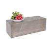 Cal-Mil 166-7-110 Aspen 20.5in x 7in x 7"H Gray-Washed Pine Wood Riser 