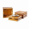 Cal-Mil 1944-12-60 Bamboo 12in x 12in x 12"H Square Crate Riser 