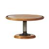Cal-Mil 4310-7-99 Madera 12.75in Dia. x 7"H Rustic Pine Cake Stand 
