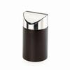 Cal-Mil 1717-96 Midnight Bamboo 5in Dia. x 7"H Countertop Trash Bin 