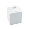 Cal-Mil 1432-15 4in x 4in White Melamine 12oz Storage Jar - 3 Each 