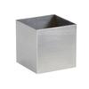 Cal-Mil 22107-55 4in x 4in x 4"H Stainless Steel Storage Jar - 3 Each 