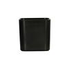 Cal-Mil 24021-4-13 Hudson 3.75in x 3.75in x 3.75"H Black Melamine Storage Jar 