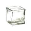 Cal-Mil C4X4GLCN 4in x 4in x 4"H Glass Storage Jar - 3 Each 